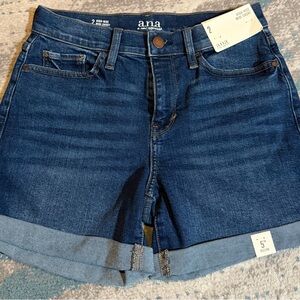 a.n.a Dark Blue Jean Shorts size 2